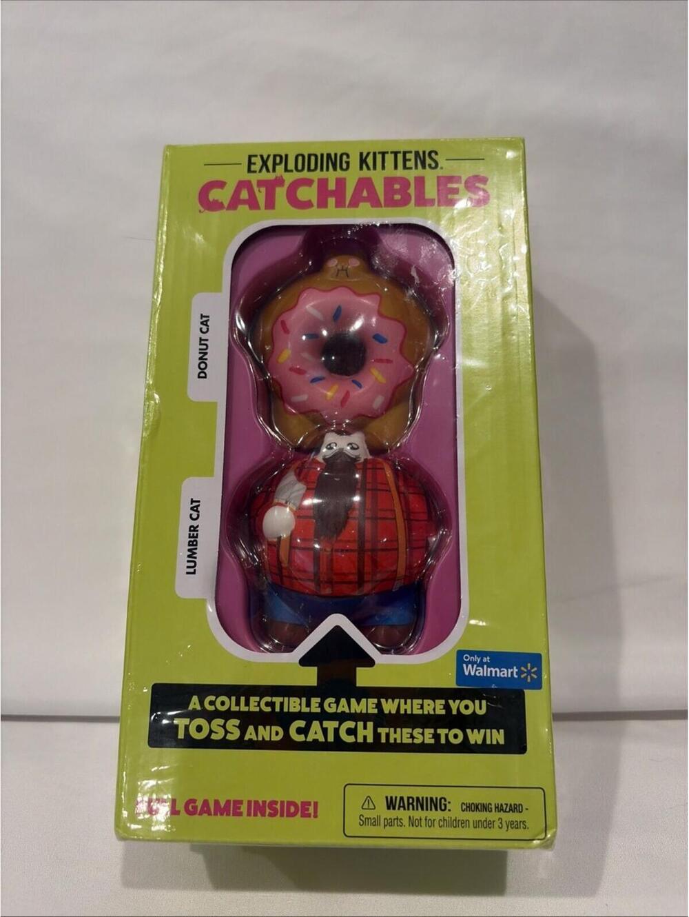 New Exploding Kittens: Catchables - Donut and Lumber Cat 2-Pack